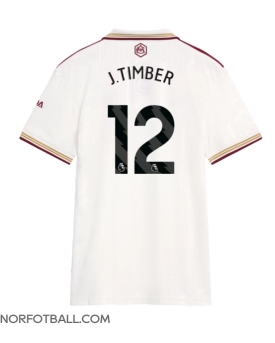 Billige Fotballdrakt Arsenal Jurrien Timber #12 Replika Tredjedrakt Dame 2025-26 Kortermet